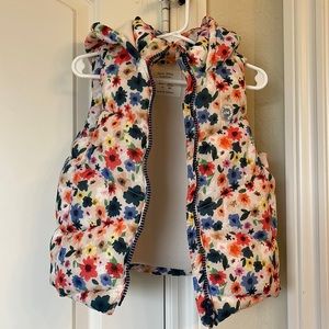 Zara Kids Toddler Girl Floral Vest